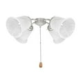 thumbnail image 1 of Aspen Creative 22003-11 Ceiling Fan Fitter Light Kit, Brushed Nickel, 1 of 9