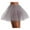 Gray, variant on Babysbule Women Skirts Womens High Breathable Casual Pleated Gauze Short Skirt Adult Tutu Dancing Skirt 3 Layered