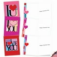 thumbnail image 3 of The Best Card Company 20 Assorted Valentine's Day Notes Boxed Set 4 x 5.12 Inch with Envelopes (10 Designs, 2 Each) Love Squares AM8991VDG-B2x10, 3 of 6