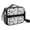 Police and Megaphone, variant on Police and Megaphone Blue Pattern Insulated Lunch Bag with Shoulder Strap and Bottle Holder,Bento School Lunch Bag Box,11x9.5x3.5 Inches