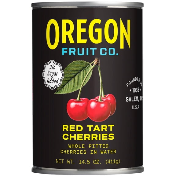 Oregon Fruit Co. Red Tart Cherries in Water, 14.5 oz Can
