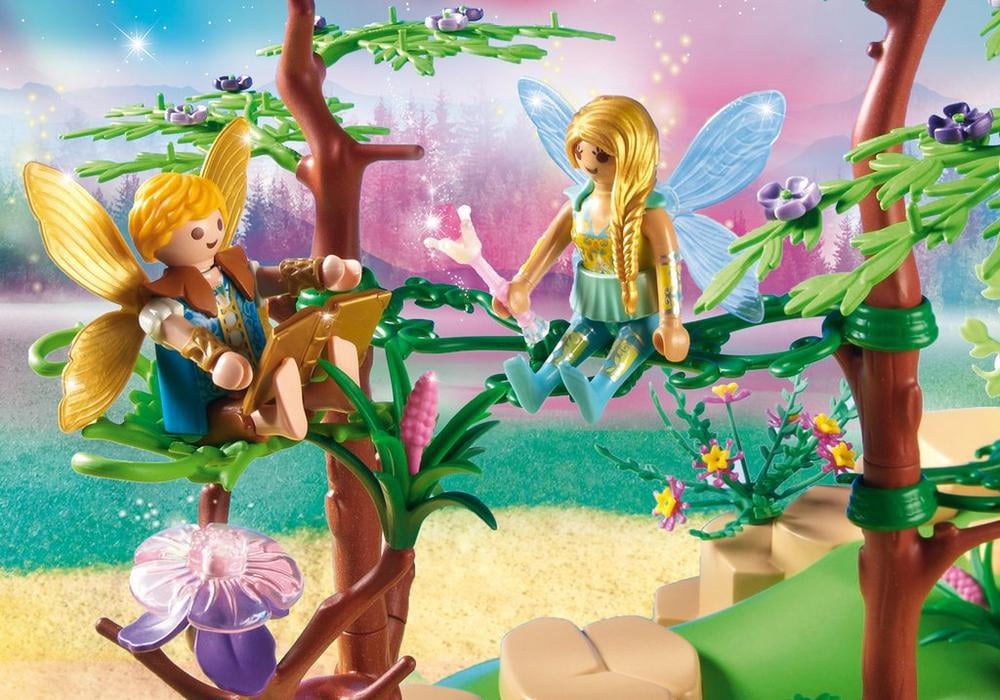 playmobil magical fairy forest playset