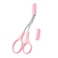 thumbnail image 2 of Eyebrow Scissors, Eyebrow Trimmers, Stainless Steel Precision Eyebrow Grooming Scissors with Comb and Protective Cover, Ergonomic Comfortable Plastic Handle for Women and Beginners, 2 of 9