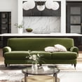 thumbnail image 5 of Jennifer Taylor Home Alana 88" Lawson Living Room Three-Cushion Tightback Sofa Couch with Metal Casters, Olive Green, 5 of 9
