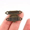 thumbnail image 2 of BRIGHTFUFU 10 Sets Retro Style Metal Buckle Lock Antique Bronze Locking for Storage Box, 2 of 8