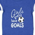thumbnail image 4 of Inktastic Girls Gotta Have Goals- Soccer Girls Baby Bodysuit, 4 of 5