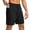 Black, variant on Men's Workout Running Shorts Lightweight Athletic with Zipper Pockets Quick-Dry Gym Active Shorts