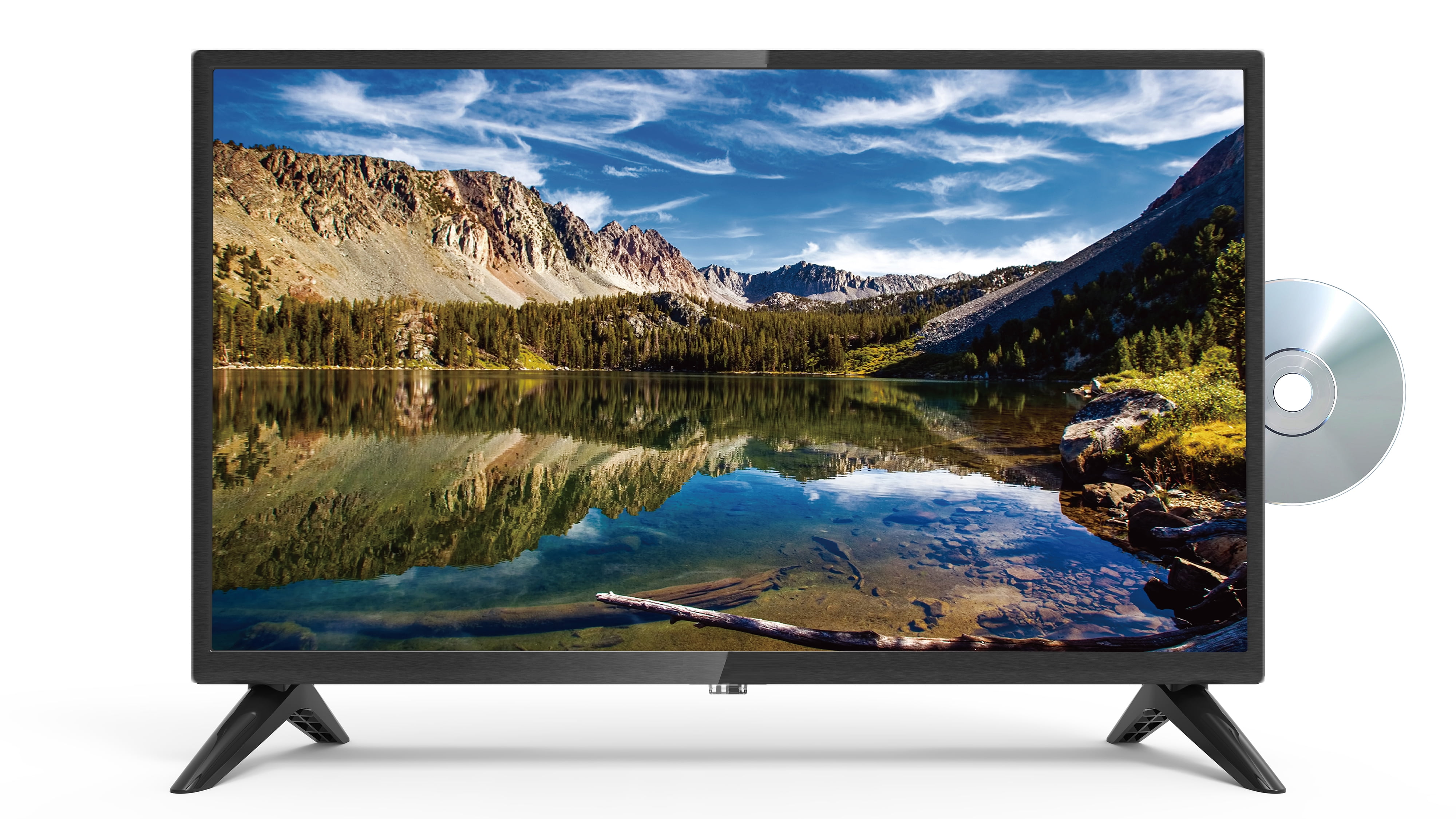 Impecca 24-Inch HD LED TV, 720p, Integrated DVD Player, HDMI/VGA
