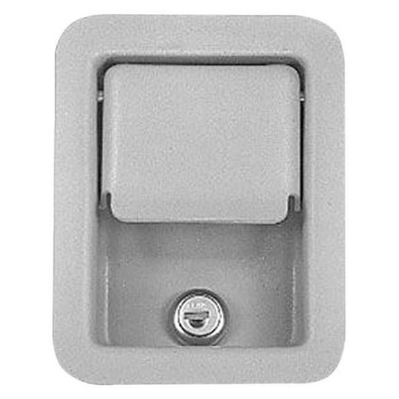 Buyers Products  Replacement Standard Size Flush Mount-Single Point Locking Paddle Latch with Cycle & Key Assembly