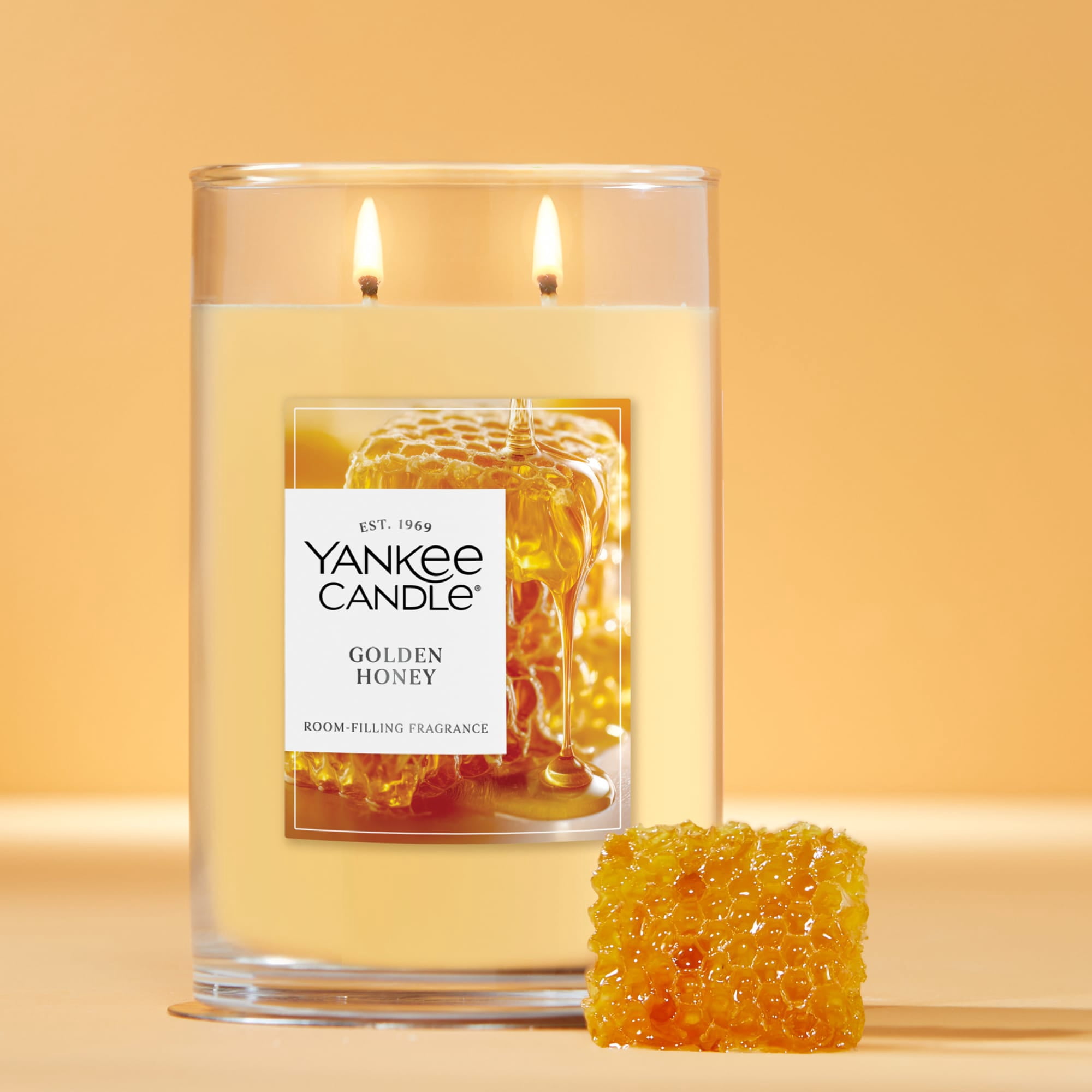 Yankee Candle Golden Honey Large Tumbler Scented Candles, 20 oz