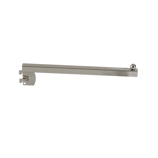 12" Square Tubing Straight Arm - Chrome Finish,Pack Size - 24