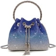 thumbnail image 1 of LHSHID Bling Crystal Rhinestone Purse for Women Sparkly Clutch Handbag Crossbody Bag for Evening Wedding Party Prom, 1 of 6