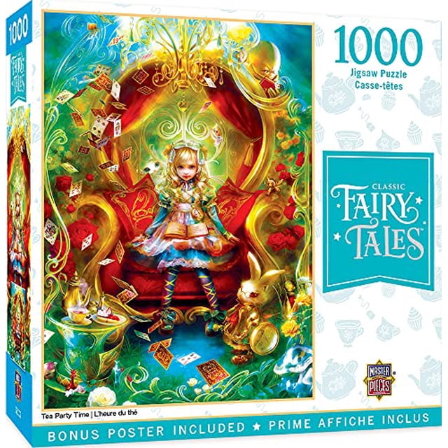 MasterPieces Classic Fairytales - Tea Party Time 1000 Piece Jigsaw Puzzle