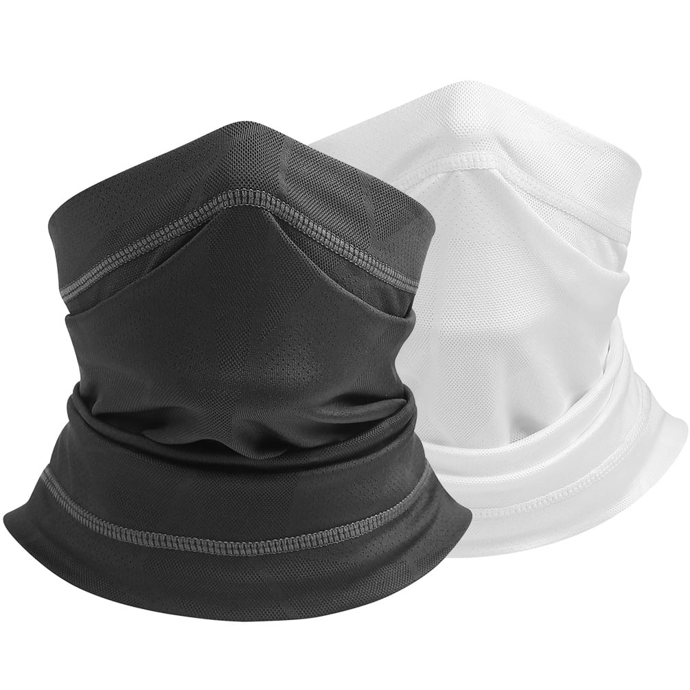 2 Pcs Face Cover Bandanas Balaclavas Neck Gaiter Face Scarf Anti Dust for Outdoor Sports