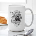 thumbnail image 6 of CafePress - Jackson Hole Vintage Moose Large Mug - 15 oz Ceramic Large White Novelty Mug, 6 of 6