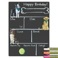 thumbnail image 1 of Cohas Dog Theme Pet Milestone Chalkboard, 12 by 16 inches, 3 Bright Markers, 1 of 6