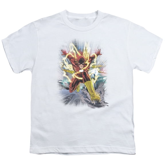 Justice League Of America Men's Brightest Day Flash T-shirt White