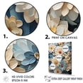 thumbnail image 3 of Designart "Blue Blooms Of Zinnias II" Zinnias Floater Framed Wall Art Prints, 3 of 5