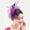 Navy1, variant on Women's Organza Church Hat Organza Victorian Hat Women's Tulle Headpiece Hat Church Hats For Women Flower Hat Tea Party Hats For Women Women Dress Hats Tea Hats For Women Summer Dress Hat Beige