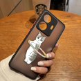 thumbnail image 5 of Matte Case for VIVO V25 V23E V23 V21 V20 V19 V17 V15 V11 Z1 Z6 T1 S16 PRO 5G Case Funda Capa Shell Cute Cat Cartoon Illustration, 5 of 5
