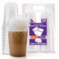 thumbnail image 1 of 50 Vasos de 20 Oz con Tapa Domo Transparentes, 1 of 5