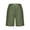 Army Green, variant on Feancey Knee Length Athletic Shorts Women Summer Bermuda Shorts Drawstring High Waist Plus Size Tennis Workout Shorts with Pockets Khaki 3XL