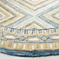 thumbnail image 3 of SAFAVIEH Aspen Caitriona Geometric Wool Area Rug, Navy/Gold, 3' x 3' Round, 3 of 7