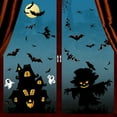 thumbnail image 4 of Cute Pumpkin Ghost Black Cat Bat,Halloween Decorations Window Clings Witch Hat Window Decals for Glass Windows, Happy Halloween Decor for Kids School Home Office Party, 4 of 7