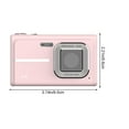 thumbnail image 3 of Christmas Gifts Liweisiy Digital Camera 1080P Hd Photography Supports Up To 48Mp Electronic Stabilization 5X Digital Ccd Student Portable Camera D2122 Pink Free Size, 3 of 8