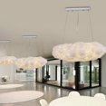 thumbnail image 3 of Creative Floating Clouds Chandeliers Warm Romantic Stairwell Pendant Lights For Living Room LED Clouds Light Fixtures, 3 of 8