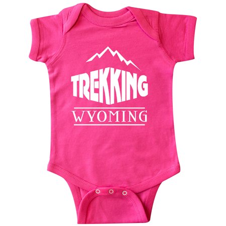 

Inktastic Wyoming Trekking Hiking Adventure Gift Baby Boy or Baby Girl Bodysuit