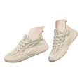 thumbnail image 3 of NOKIO S𝗅ip On Casual Sneakers for Women Lightweight Fashion Walking Shoes Elastic Knit Sport Shoes Comfortable Soft Sole Runnig Shoes Breathable Wide Width Athlet𝗂c Shoes, 3 of 7