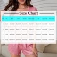 thumbnail image 3 of Tnhcen Women's Fashion Spot Print Pajama Set Ruffle Sleeves Top and Short Pjs Set Soft 2 Piece Loungewear Set S-XL, 3 of 6