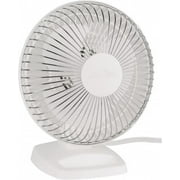 Air King 9146 6" Blade, 191 Max CFM, Desk Fan 0.19/0.14 Amps, 120 Volts, 2 Speed