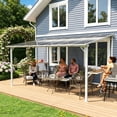 thumbnail image 2 of Leukture 10ft Wall Mounted Lean to Metal Awnings Bar Counter Accessories (No Awning), 2 of 5