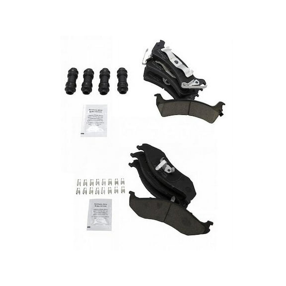 Brake Pad Set - Compatible with 1995 - 1998 Jeep Grand Cherokee 1996 1997