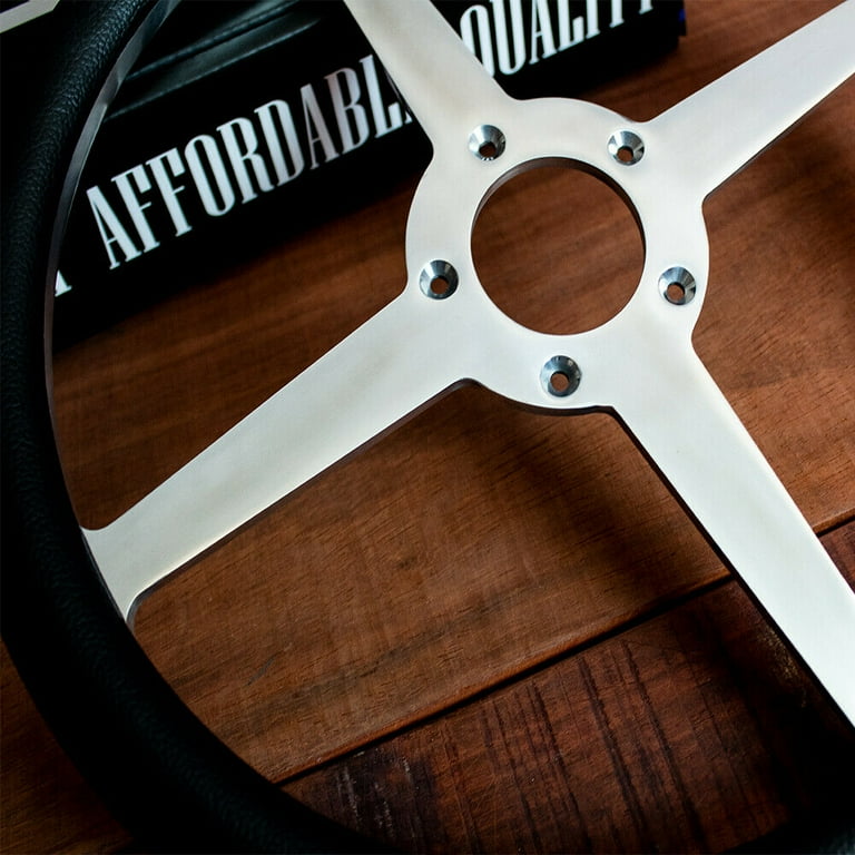 Red Steering Wheel 14" Billet Muscle Style Wheel For Ididit, Flaming River Col E - Foto 2