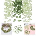thumbnail image 6 of 50pcs Green Leaf Shape Acrylic Beads Pendant Loose Bead For DIY Jewelry Making, 6 of 7