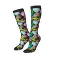 thumbnail image 2 of Easygdp Easter Egg1 Soccer Socks Sport Knee High Socks Calf Compression Athletic Socks for Men and Women, 2 of 9