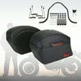 thumbnail image 4 of Hard Bag Saddlebag & Heavy Duty Mounting Kit For Yamaha Ds650 1100 Xvs950 1900, 4 of 14