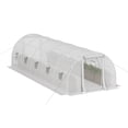 thumbnail image 7 of ModFusion - Spacious Walk-in Tunnel Greenhouse for Outdoor Plant Gardening 26x10x6.5ft Greenhouse Large Heavy Duty Tunnel Green Houses, White, 7 of 7