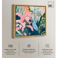thumbnail image 3 of Art Remedy Bright Tropical Art Canvas, 30" x 30", Gold Frame, Leafy Lush II, 3 of 7