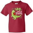 thumbnail image 3 of Inktastic 100 Days of School Cute Green Dinosaur Youth T-Shirt, 3 of 5