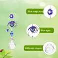 thumbnail image 4 of Adorno colgante de cristal Devil Eye Prism Rainbow Maker para ventana de coche (1) JShteea Libre de BPA, 4 of 8