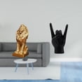 thumbnail image 2 of Figura de león,Estante con estatua de león para escritorio,oficina,decoración del hogar,Estatua del gesto de la roca,Estatuas y figuras de dedos con gestos de música rock,Esculturas de, 2 of 8