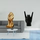 thumbnail image 2 of Figura de león,Estante con estatua de león para escritorio,oficina,decoración del hogar,Estatua del gesto de la roca,Estatuas y figuras de dedos con gestos de música rock,Esculturas de, 2 of 8