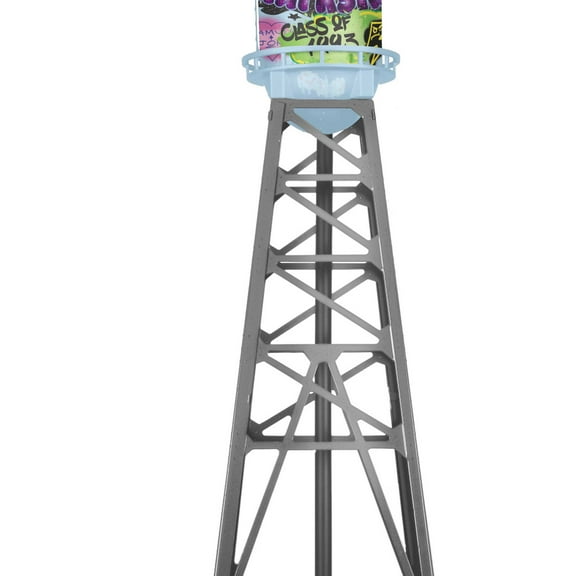 Lionel O Industrial Water Tower with Graffiti Decals LNL2229270 O Buildings