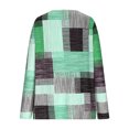 thumbnail image 6 of UQJfacai Womens Open Front Cardigan Lightweight Plaid Print Long Sleeve Casual Outerwear V Neck Fashion Fall Coats Cute Clothes, 6 of 6