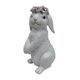 thumbnail image 3 of Figura de conejito de Pascua, decoración de Pascua, obra de arte coleccionable, adorno de escritorio con forma de animal. De pie, 3 of 9