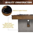thumbnail image 2 of Barrington Billiards 8 Ft. Urban Slate-Tech Drop Pocket Pool Table, Accessories Included, 2 of 8